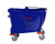 Alpine  ALP462-BLU 36 Qt Mop Bucket with Side Wringer, Blue