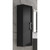 Lucena Bath 4269 Decor Tirador Tall Linen Side Cabinet 14 Inch W x 48 Inch H - Black