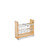 Rev-A-Shelf 447-BCSC-8C 8 in Tray Divider, Foil & Wrap Organizer Soft-Close - Natural