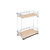 Rev-A-Shelf 5322-BCSC-11-MP Two-Tier Wire Organizer with Blum Soft-Close - Natural