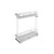 Rev-A-Shelf 5322-BCSC-6-GR Two-Tier Wire Organizer with Blum Soft-Close - Gray