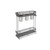 Rev-A-Shelf 5322UT-BCSC-6-FOG Two-Tier Utility Organizer with Blum Soft-Close - Gray