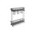 Rev-A-Shelf Two-Tier Utility Organizer with Blum Soft-Close - Gray - 5322UT-BCSC-6-FOG