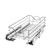 Rev-A-Shelf 12 in Chrome Pullout Basket w/Soft-Close - 5730-12CR