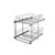 Rev-A-Shelf 15 in x 22 in Two-Tier Pull-Out Baskets - Chrome - 5WB2-1522CR-1