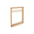 Rev-A-Shelf 3 in Towel Bar Base Filler Pullout Soft-Close - Natural - 432TB-BFBBSC-3C