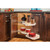 Rev-A-Shelf Maple Two-Tier "Cloud" Optimizer for 15" Right Opening/Blind Left Corner Cabinets - 5372-15-MP-R