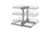 Rev-A-Shelf Chrome Three-Tier Wire Basket Organizer w/ Soft-Close for 18" Blind Corner Cabinet Openings - 5PSP3-18SC-CR
