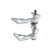 Rev-A-Shelf 31" White Polymer Two-Tier Half-Moon Optimizer w/ Pivot Hardware for 13-1/4" Blind Corner Cabinet Openings - 6842-31-11-570