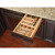 Rev-A-Shelf 4WTCD-21HSC-1 18 in Tiered Cutlery Drawer system w/Soft-Close Slides - Natural