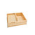 Rev-A-Shelf 4WTCDD-724FLSC-1 28.5 in Frameless Tiered Deep Drawer w/Soft-Close Slides - Natural