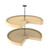 Rev-A-Shelf 28 in Almond Polymer Kidney Lazy Susan 2-Shelf - 3472-28-15-52