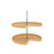 Rev-A-Shelf 32 in Wood Kidney Lazy Susans 2-Shelf - Natural - 4WLS472-32-52