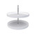 Rev-A-Shelf 28 in White Polymer Full Circle Lazy Susans 2-Shelf - 6012-28-11-52