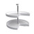 Rev-A-Shelf 28 in White Polymer Pie-Cut Lazy Susans 2-Shelf - 6942-28-11-52