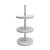 Rev-A-Shelf 20 in White Polymer Full Circle Lazy Susans 3-Shelf - 6013-20-11-526