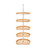 Rev-A-Shelf 22 in Wood Pantry D-Shape Lazy Susans - Natural - 4265-22-52