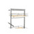 Rev-A-Shelf 5350-10-GR 10 in Chrome Solid Bottom Pantry Pullout Soft Close - Gray