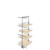 Rev-A-Shelf 5350-19-MP 19 in Chrome Solid Bottom Pantry Pullout Soft Close - Natural