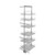 Rev-A-Shelf 19 in Chrome Solid Bottom Pantry Pullout Soft Close - Gray - 5373-19-GR