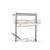 Rev-A-Shelf 5373-19-GR 19 in Chrome Solid Bottom Pantry Pullout Soft Close - Gray