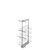 Rev-A-Shelf 5743-16-CR-1 16 in Chrome Basket Pantry Pullout Soft Close