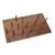 Rev-A-Shelf 4DPS-WN-3921 Large 39 x 21 Wood Peg Board System w/16 pegs - Walnut