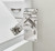 Rev-A-Shelf 6541-36-11-52 36 in White Polymer Slim Series Tip-Out Tray