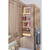 Rev-A-Shelf 448-BBSCWC36-5C 5 in x 36 in H Wood Pull Out Wall Organizer w/Soft Close - Natural