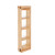 Rev-A-Shelf 6 in. W x 42 in. H Pull-Out Between Cabinet Wall Filler w/Soft-Close - Natural - 432-WFBBSC42-6C