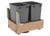 Rev-A-Shelf 4WCBM-18DM-2 Double 35 Qrt Pull-Out Waste Container - Natural