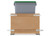 Rev-A-Shelf Double 35 Qrt Pull-Out Waste Container - Natural - 4WCSC-2135DM-2