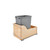 Rev-A-Shelf 4WCSD-1535DM-1 Servo 35 Qrt Pull-Out Waste Container - Natural