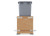 Rev-A-Shelf 4WCSD-1550DM-1 Servo 50 Qrt Pull-Out Waste Container - Natural