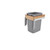 Rev-A-Shelf 4WCTM-1516DM-1 35 Qrt Top mount Waste Container (1-1/2" faceframe) - Natural