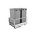 Rev-A-Shelf Double 50 Qrt Pull-Out Waste Container w/Rev-A-Motion - Silver - 5149-2150DM-217