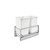 Rev-A-Shelf Double 27 Qrt Pull-Out Waste Containers - White - 5349-1527DM-2