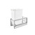 Rev-A-Shelf 50 Qrt Pull-Out Waste Container - White - 5349-1550DM-1