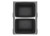 Rev-A-Shelf 53TM-1850GSCDM2-FL Double 50 Qrt Steel Top mount Waste Container - Gray