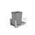 Rev-A-Shelf 53WC-1535SCDM-117 35 Qrt Pull-Out Waste Container Soft-Close - Metallic Silver