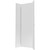 Rev-A-Shelf CMTWSL-1448-SM-1 48 in Tri-Fold Closet Mirror w/Soft-Close - Silver