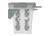 Rev-A-Shelf Double Steel Top mount Vanity Hamper Pull Out - White - 53TMVH-24SCDM-2-FL