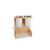 Rev-A-Shelf 4HD-15-1 Vanity Door Storage Appliance Rack - Natural