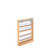 Rev-A-Shelf 3 in Vanity Filler Pullout out Soft-Close - Natural - 432-VF26SC-3