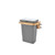 Rev-A-Shelf Vanity Door mount 8 Qrt. Waste Container - Natural - 4SOWC-8-1