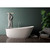 Vanity Art 59 in. Matte Solid Surface Freestanding Bathtub