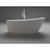 Vanity Art 59 in. Matte Solid Surface Freestanding Bathtub