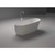 Vanity Art 59 in. Matte Solid Surface Freestanding Bathtub