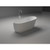 Vanity Art 67 in. Matte Solid Surface Freestanding Bathtub