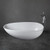 Vanity Art Noyers 67 in. Solid Surface Flatbottom Freestanding Bathtub in White